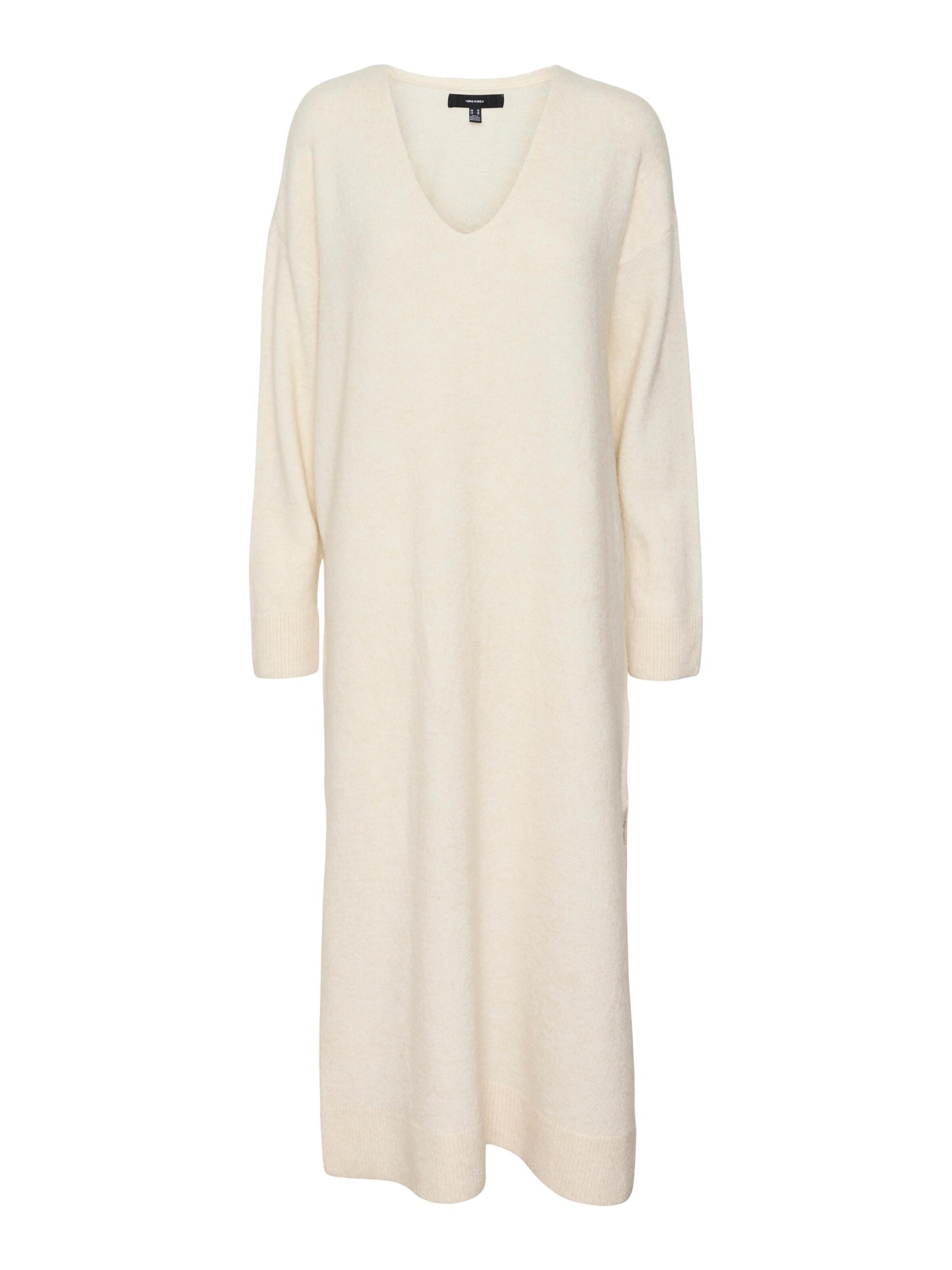 VERO MODA Kootud kleit 'VMPHILINE', värv beež: eest vaates