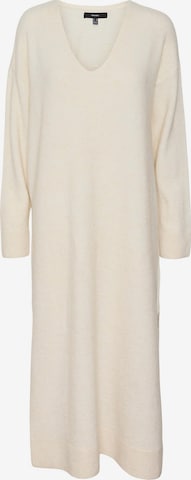 VERO MODA Gebreide jurk 'PHILINE' in Beige: voorkant