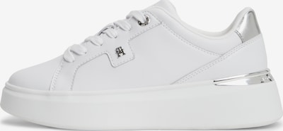 TOMMY HILFIGER Baskets basses 'CHIC' en 35 en argent / blanc, Vue avec produit