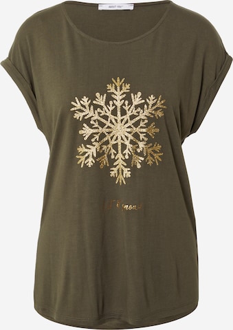 ABOUT YOU Shirt 'Fabiola' in Green: front
