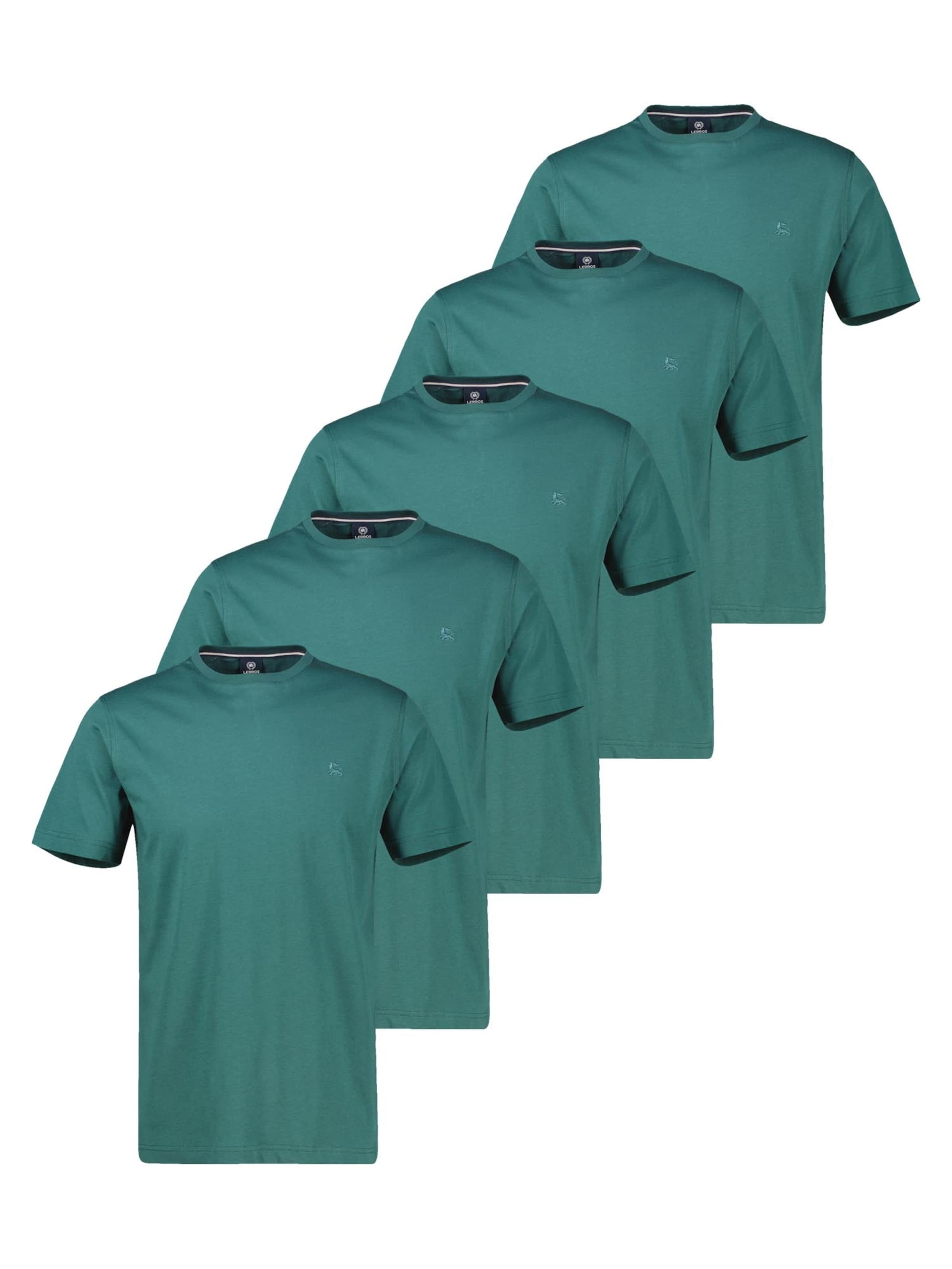 LERROS Shirt 'Basic'‌‌‌‌‌‌ in Grün: Vorderseite