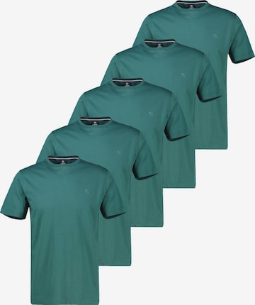 LERROS Shirt 'Basic' in Grün: Vorderseite