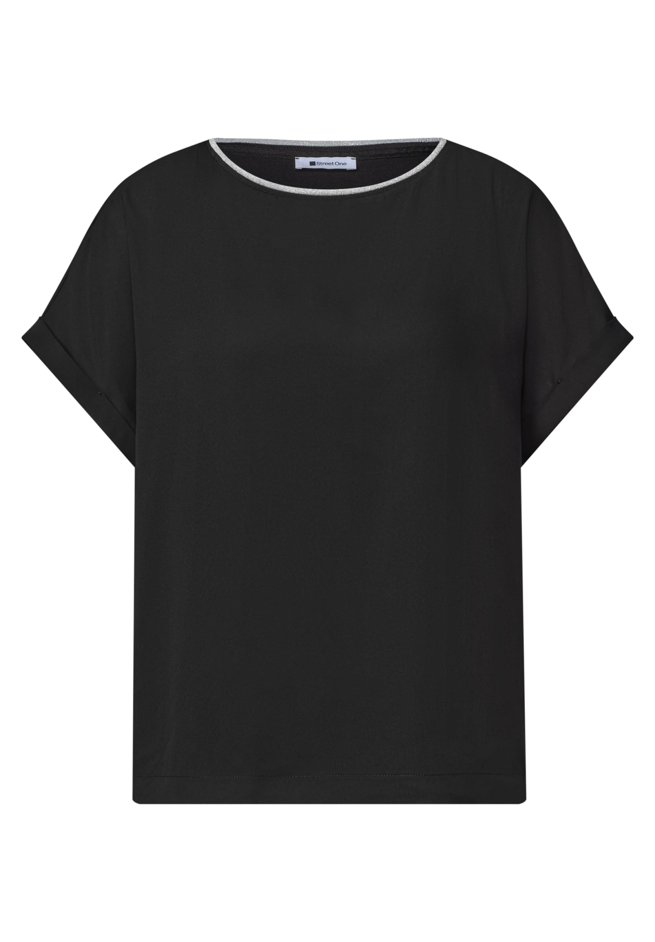STREET ONE Shirt in Black: front