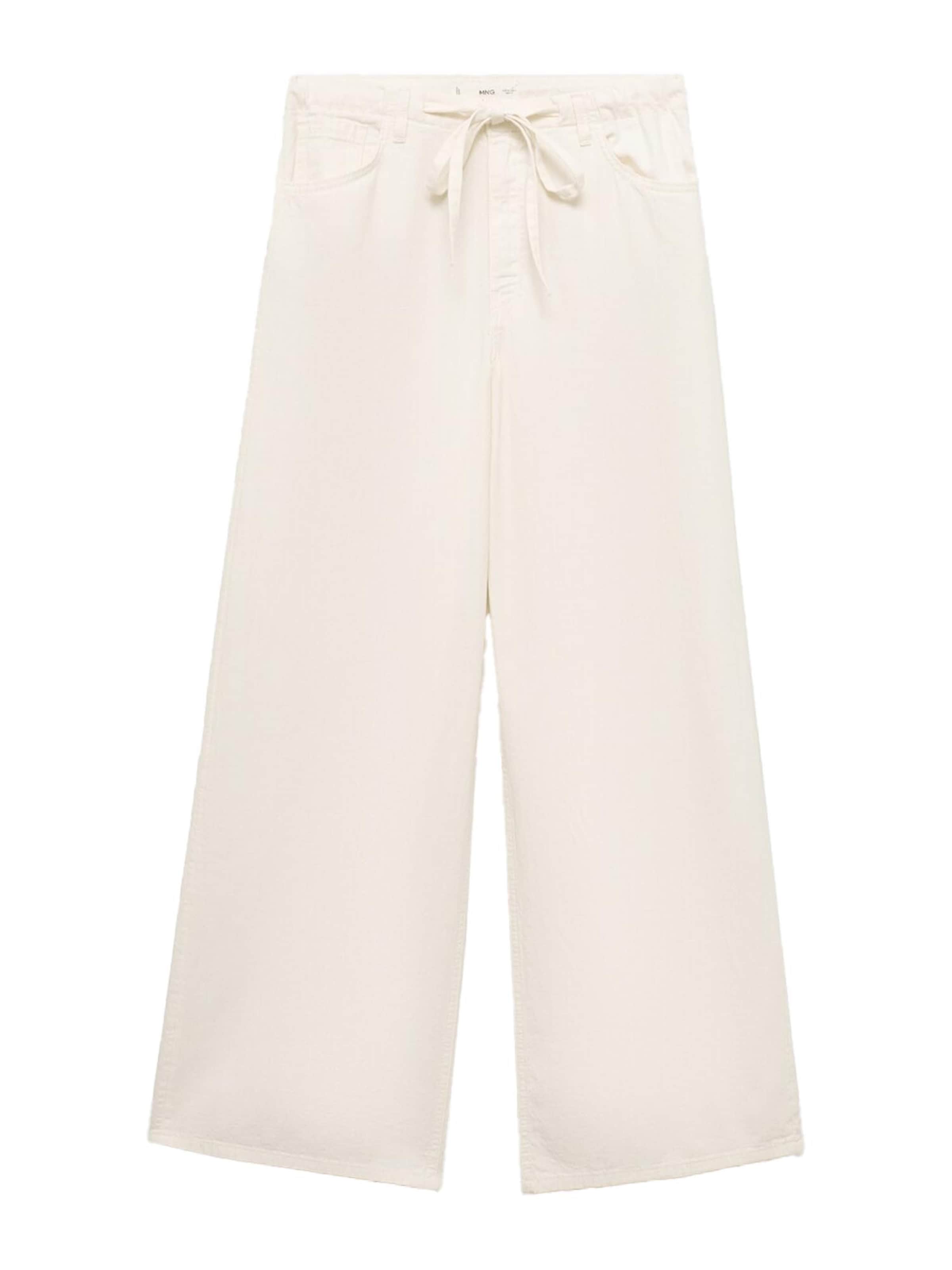 MANGO Hlače 'MERY' | ecru barva, Prikaz izdelka