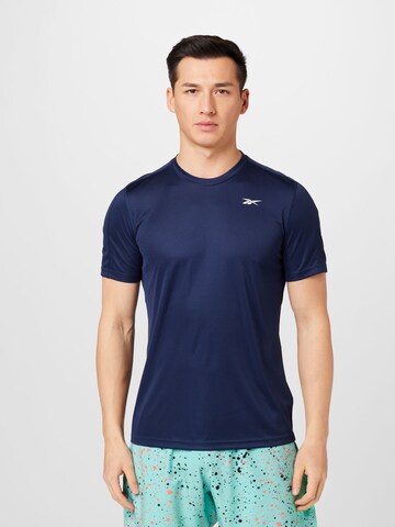 Reebok Performance shirt in Blue: front