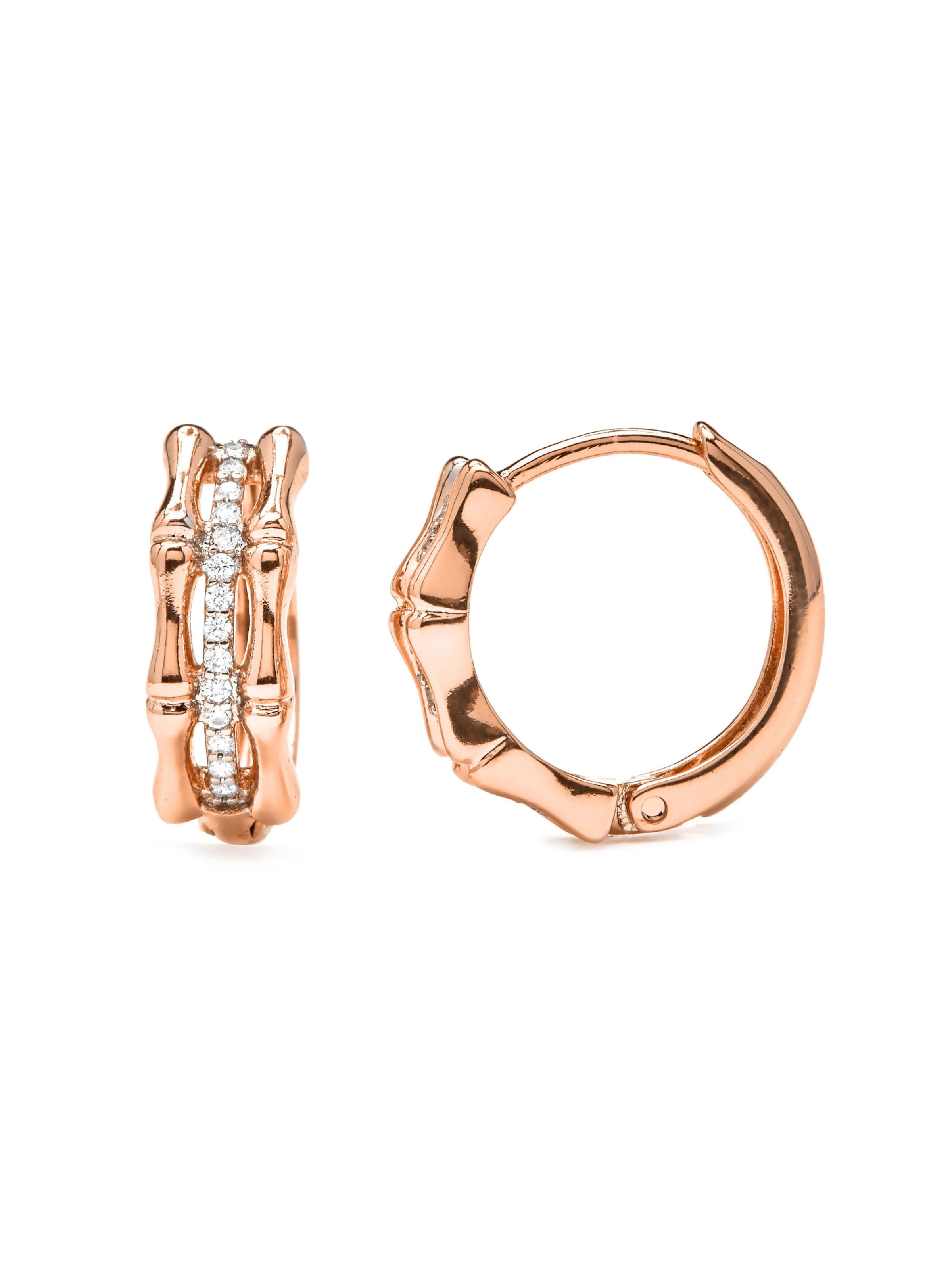 Luxenter Earrings 'Zuryde' in Gold: front