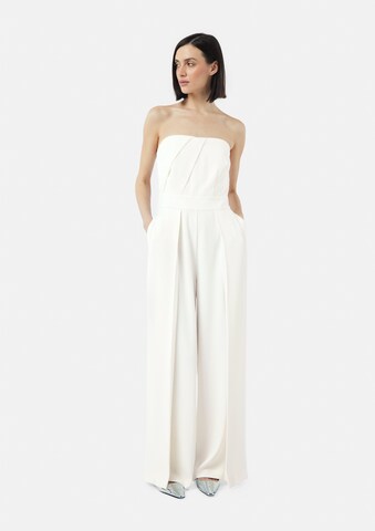 COMMA Jumpsuit in White: front