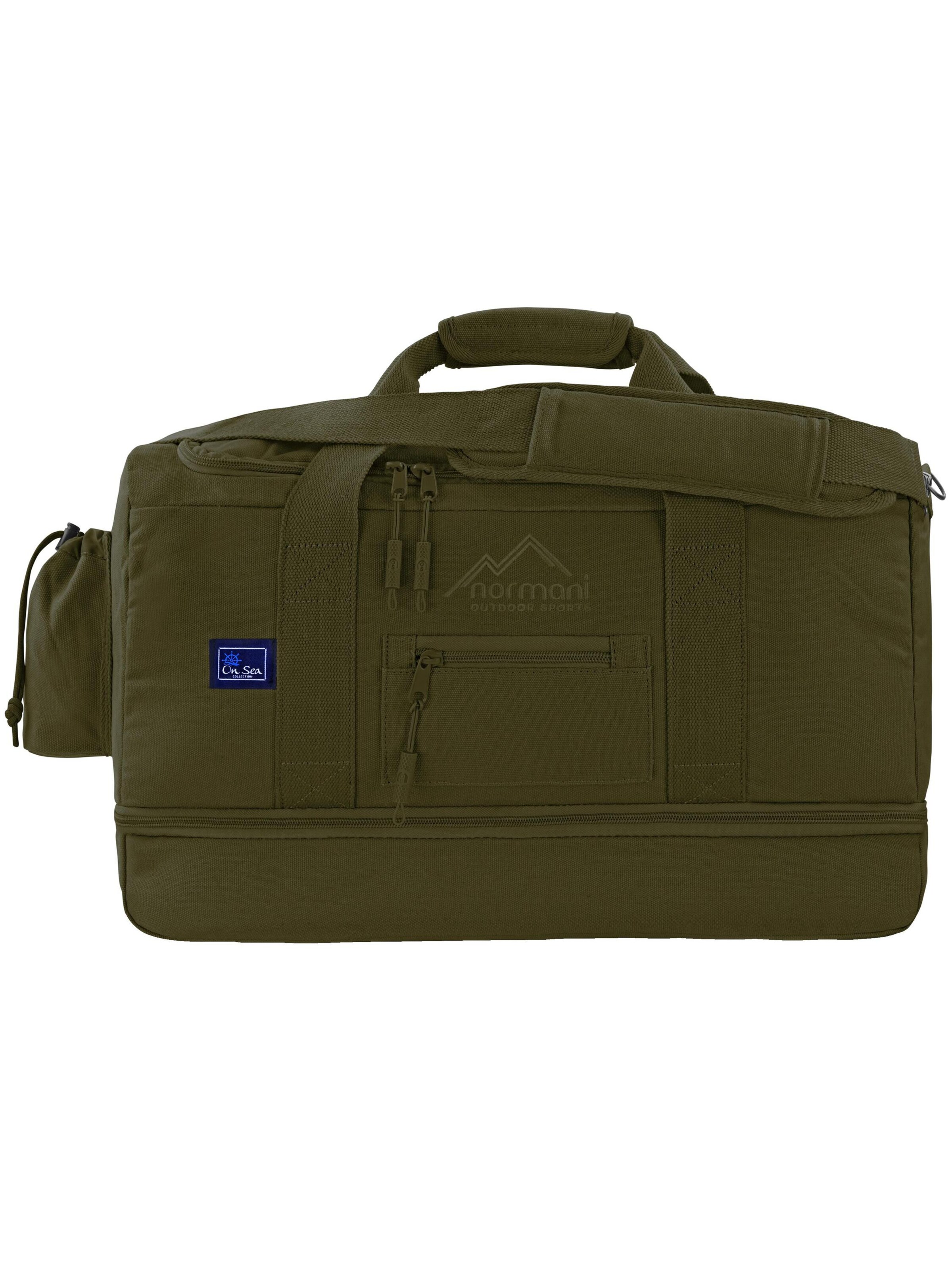 normani Umhängetasche 'Alert' in Grün: Vorderseite