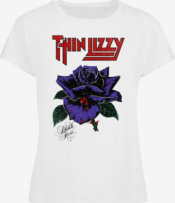 T-shirt 'Thin Lizzy - Rose' Merchcode en blanc : devant