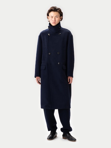 GOBI Cashmere Overgangsfrakke 'Unisex Cashmere Trench Coat' i blå: forside