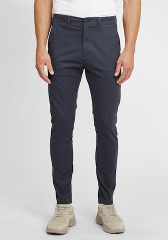 !Solid Slim fit Chino Pants 'Artus' in Blue: front