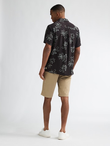 Petrol Industries Regular Fit Hemd in Schwarz