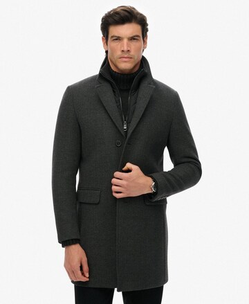 Manteau mi-saison Superdry en gris : devant