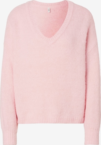 ONLY Pulover 'ONLNELLIA' | roza barva: sprednja stran