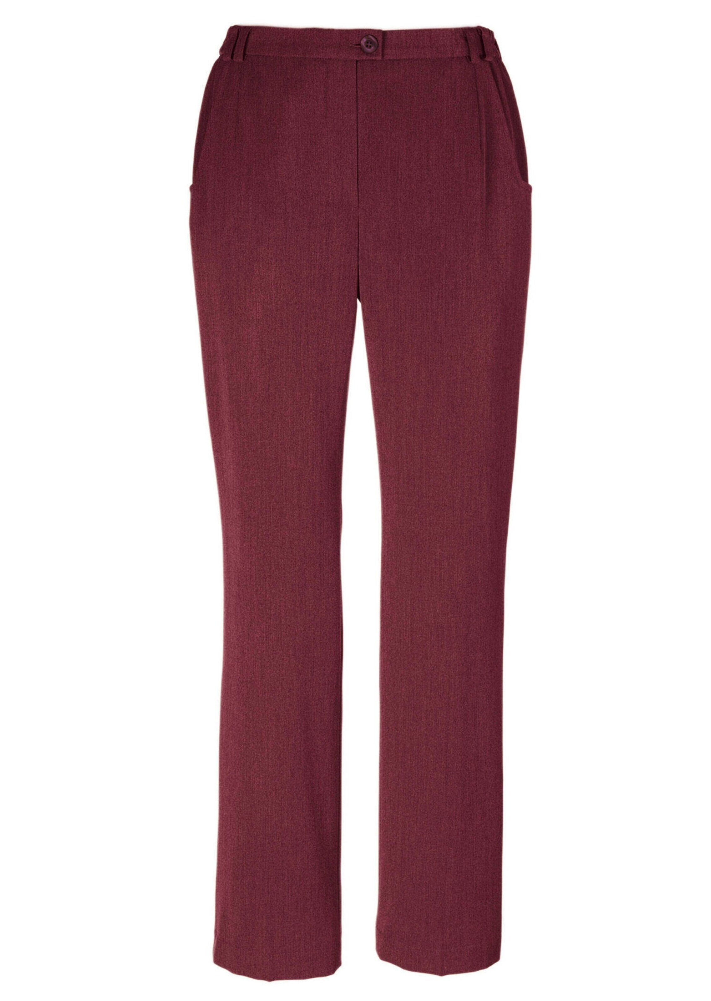 Goldner Regular Pantalon 'CARLA' in Rood: voorkant
