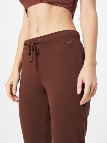 évasé Pantalon 'CYBER DROP' HOLLISTER en marron