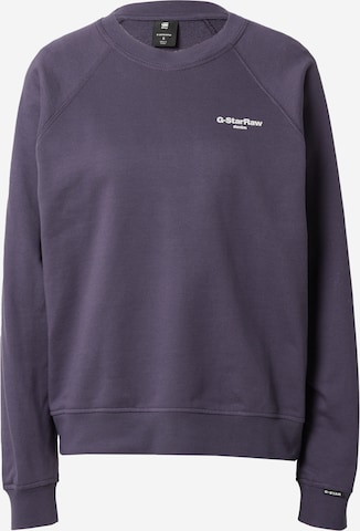 G-Star RAW Sweatshirt in Purple: front