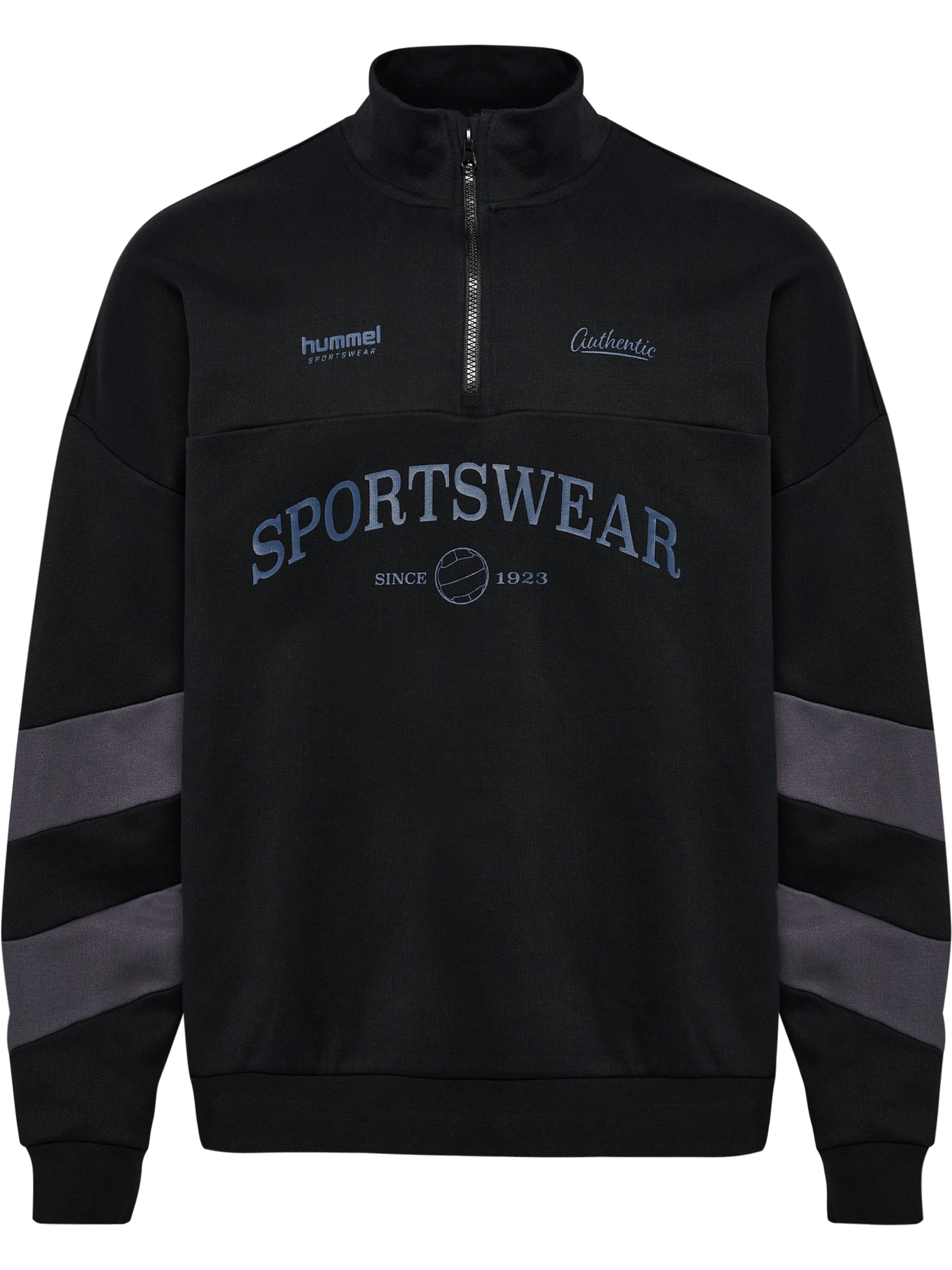 Sweat-shirt Hummel en noir : devant
