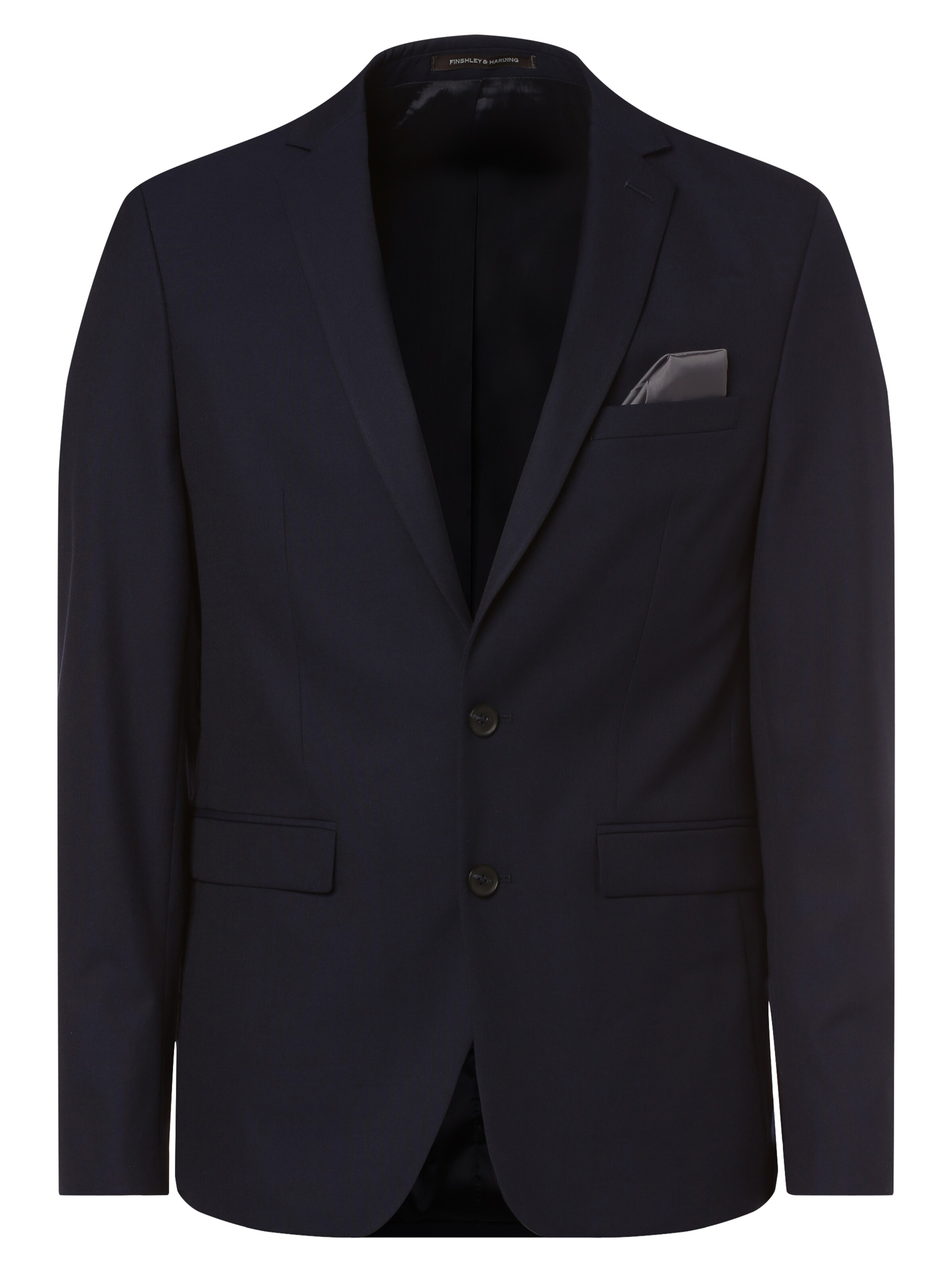 Finshley & Harding Slim fit Colbert in Blauw: voorkant