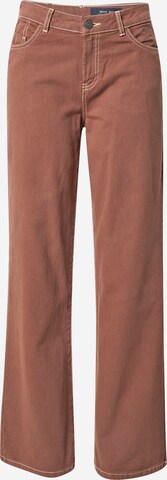 Noisy may Wide Leg Jeans 'Amanda' in Braun: predná strana