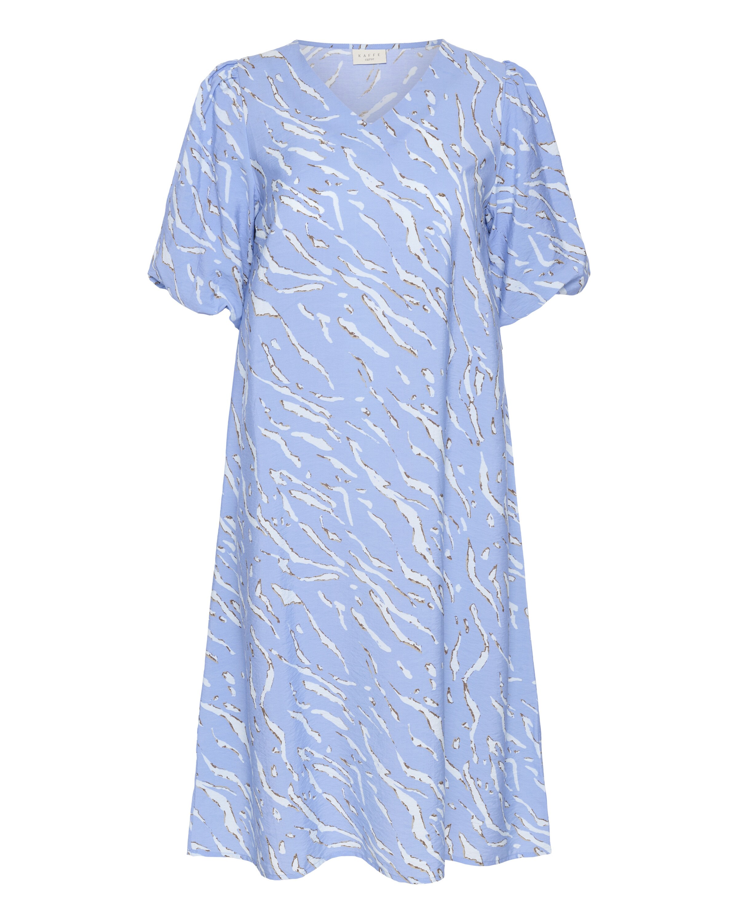 KAFFE CURVE Kjole 'Hannia' i blå: forside