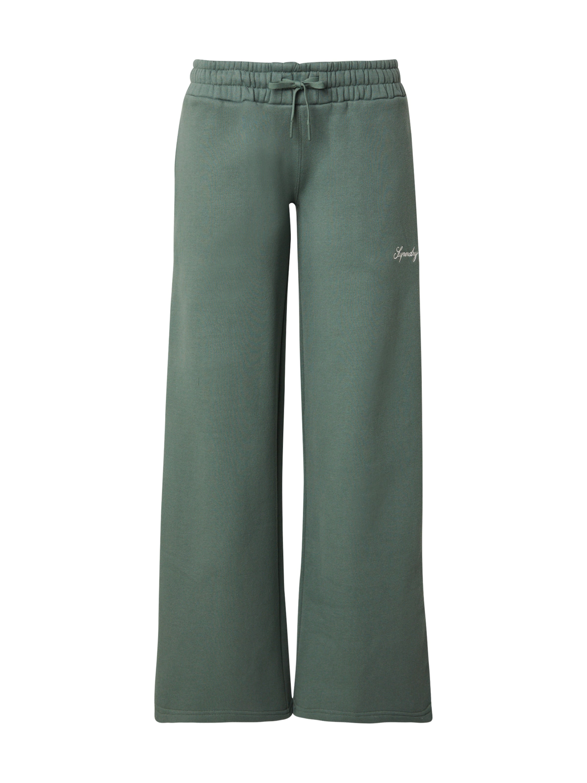 Loosefit Pantalon 'Country Club' Superdry en vert : devant