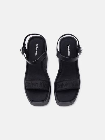 melns Calvin Klein Siksniņsandales