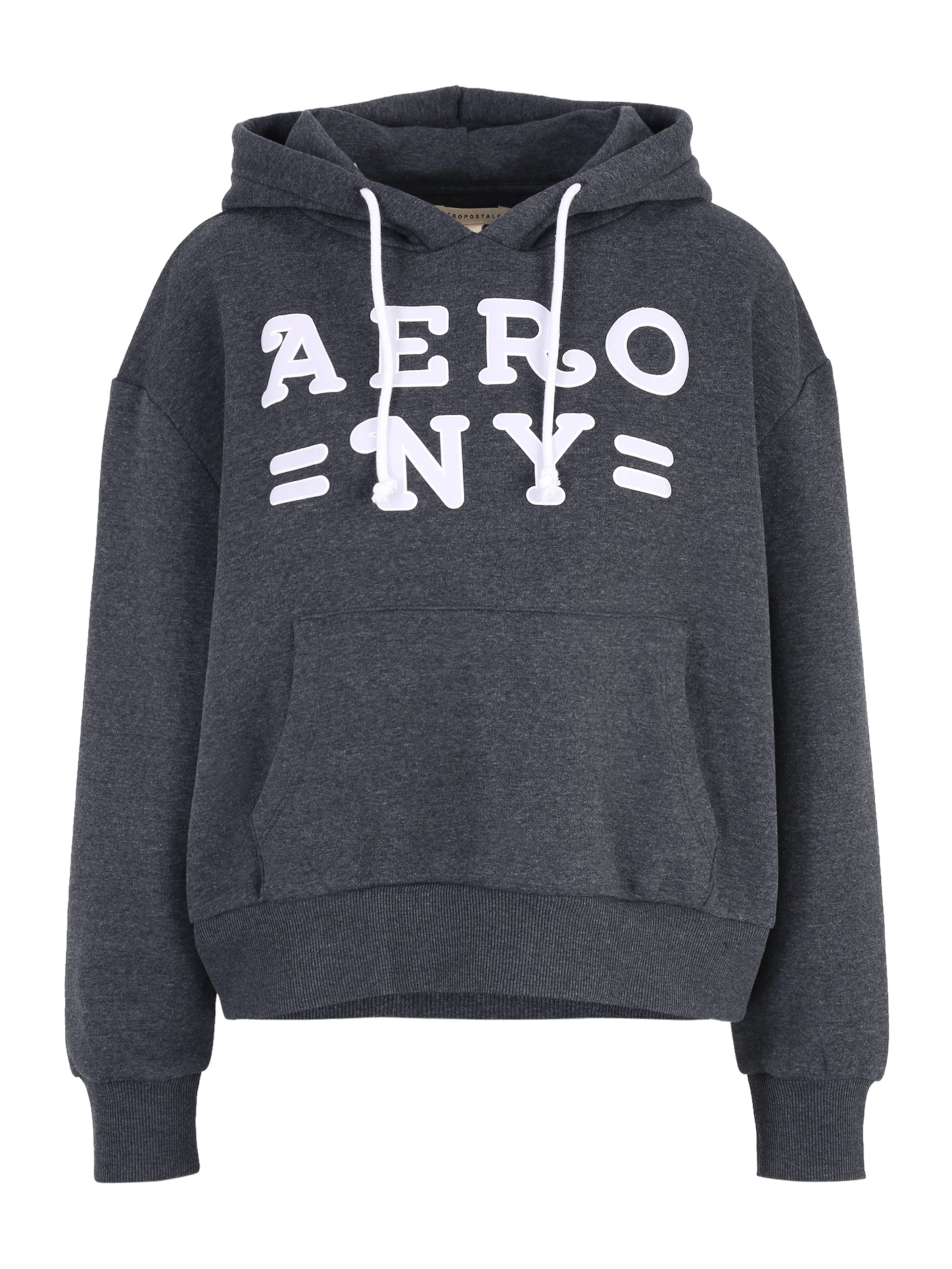 Sweat-shirt AÉROPOSTALE en gris : devant