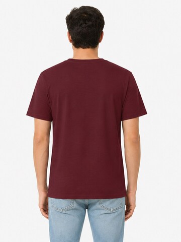 YTWOO Shirt '3er Pack Basic T-Shirt'‌‌‌ in Rot