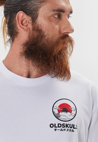 Oldskull T-Shirt in Weiß