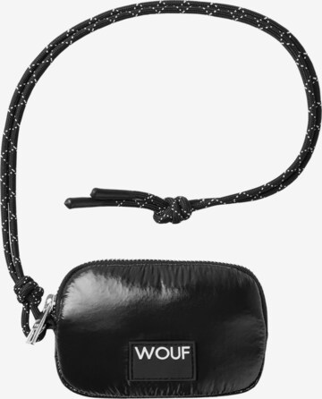 Wouf Crossbody Bag in Black: front