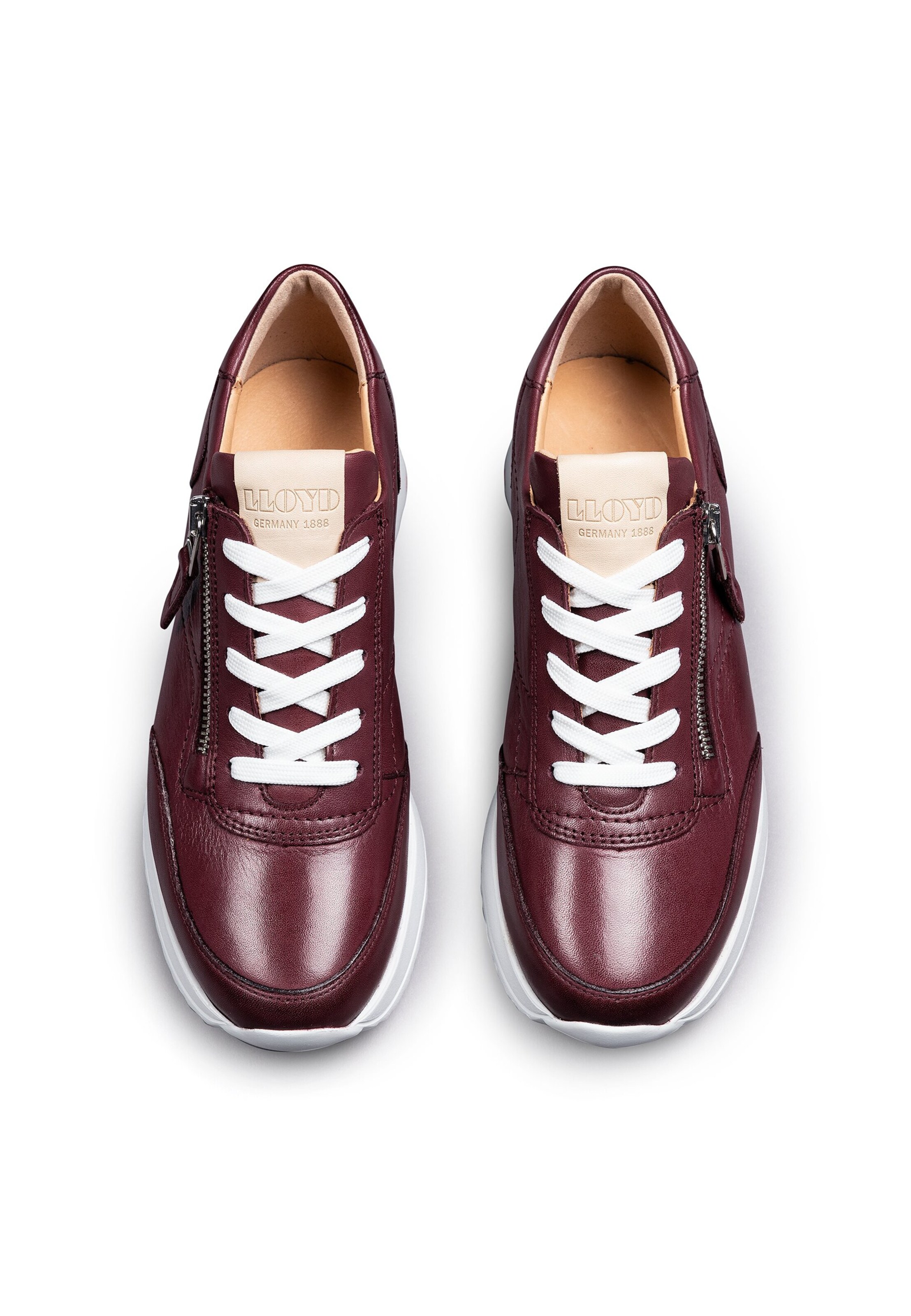 Baskets basses LLOYD en rouge