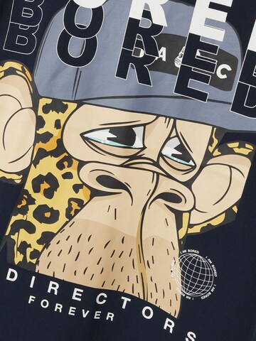 T-Shirt 'Bored Ape' NAME IT en bleu