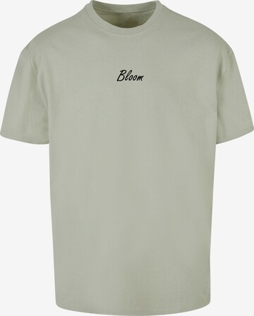 T-Shirt 'Flowers Bloom' Merchcode en vert : devant