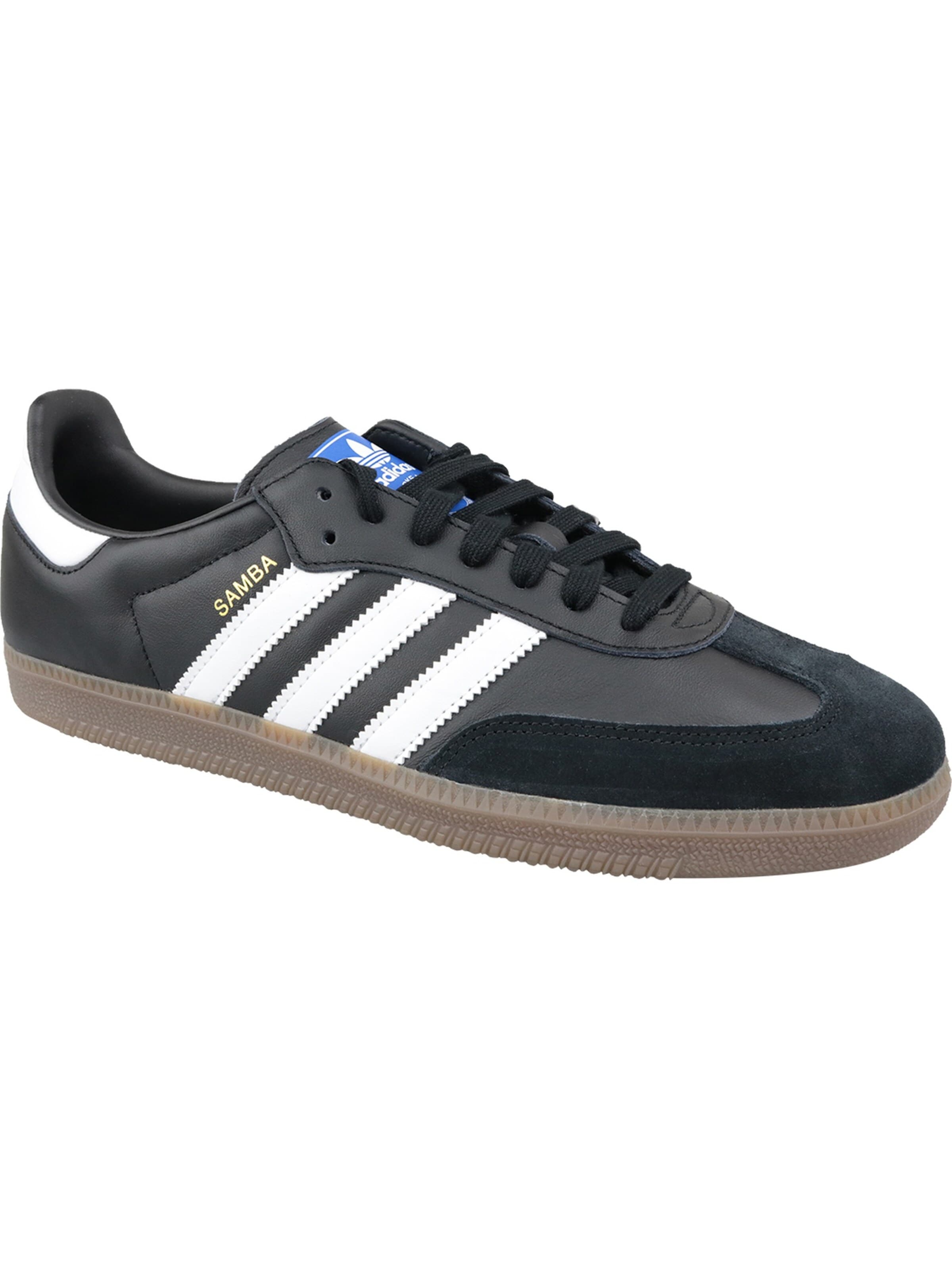 Baskets basses 'adidas Samba OG' ADIDAS ORIGINALS en noir : devant