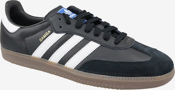 Baskets basses 'adidas Samba OG' ADIDAS ORIGINALS en noir : devant