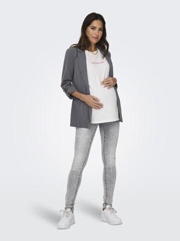 Only Maternity Skinny Jeans 'Rose' in Grau