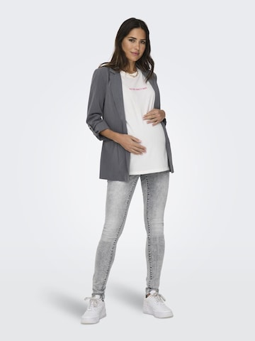 Only Maternity Skinny Jeans 'Rose' in Grau