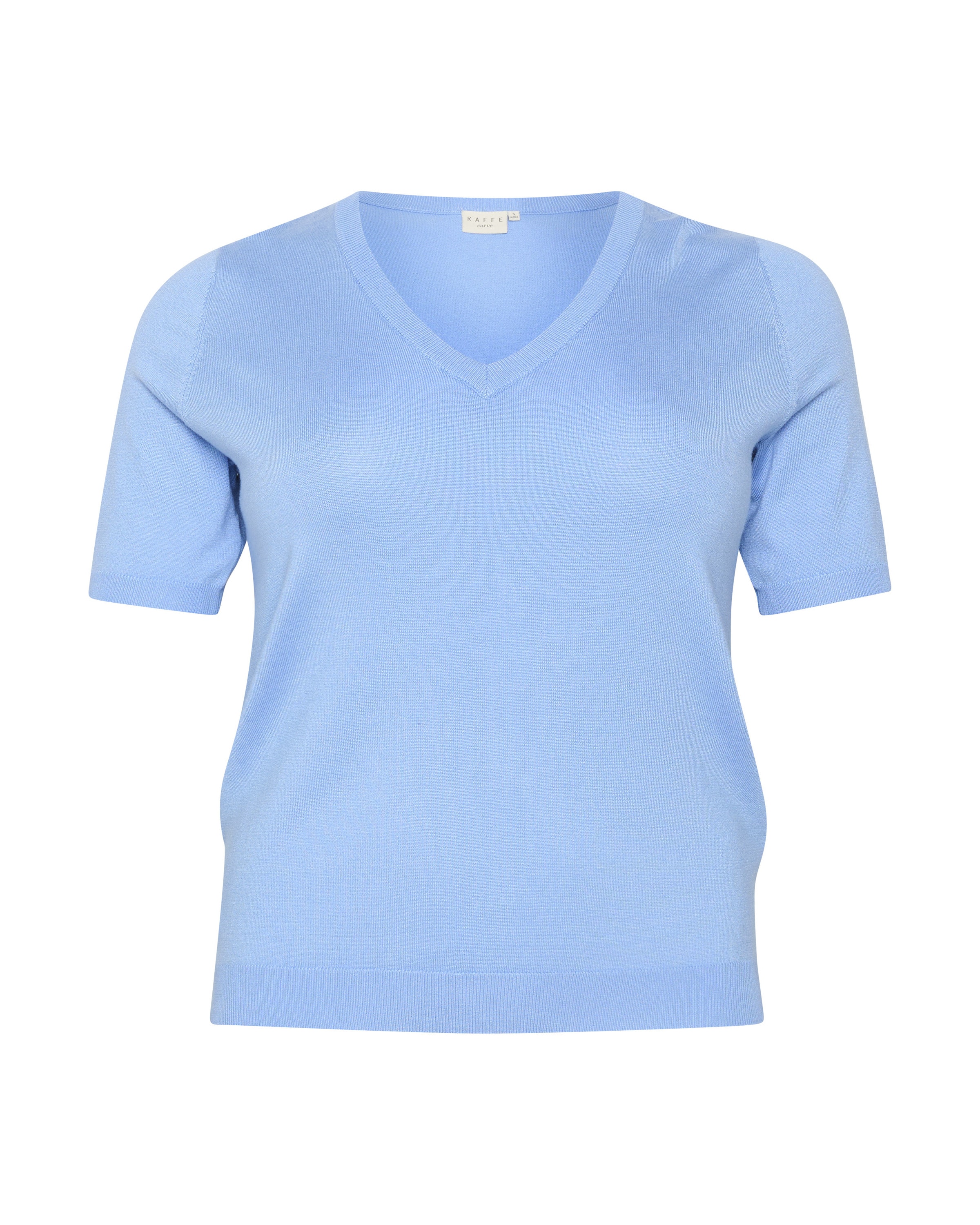 Pulover 'Clizzy' de la KAFFE CURVE pe albastru: față