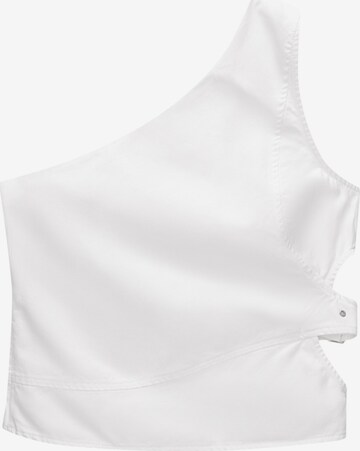 Haut Pull&Bear en blanc : devant