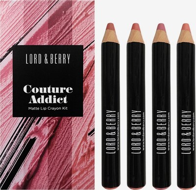Lord & Berry Lippenstiftset 'Matte Crayon' in rosé / puder / hellpink / melone, Produktansicht