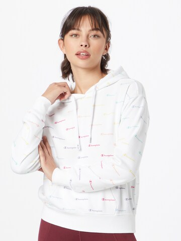 Sweat-shirt Champion Authentic Athletic Apparel en blanc : devant