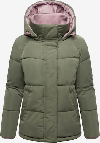 Giacca invernale 'Omariaa 16' di MARIKOO in verde: frontale