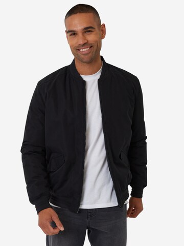 Threadbare Jacke 'Starmer' in Schwarz: Vorderseite