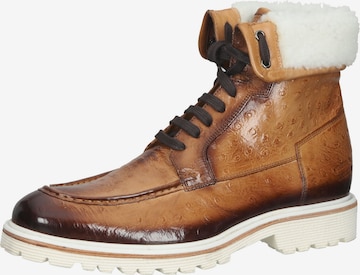 MELVIN & HAMILTON Lace-Up Boots in Brown: front