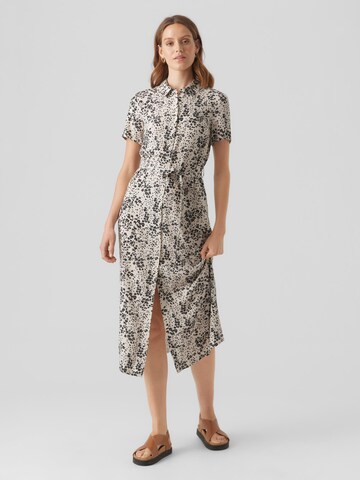 VERO MODA Shirt dress 'EASY JOY' in Grey