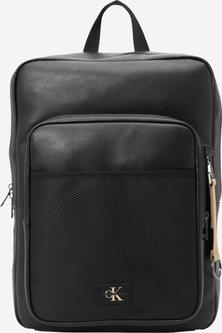 Calvin Klein Jeans Regular Backpack in Black: front