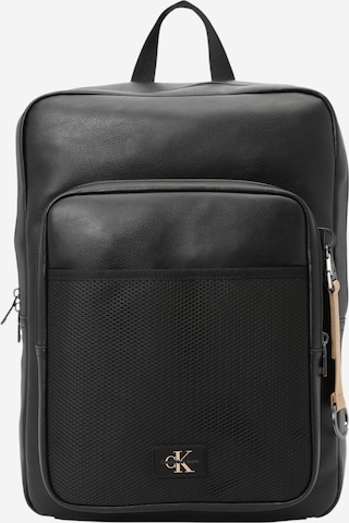 Calvin Klein Jeans Regular Ryggsäck i svart: framsida