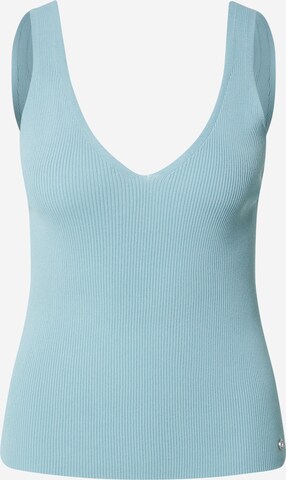 TOM TAILOR DENIM Knitted top in Blue: front