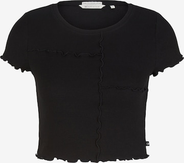 T-shirt TOM TAILOR DENIM en noir : devant